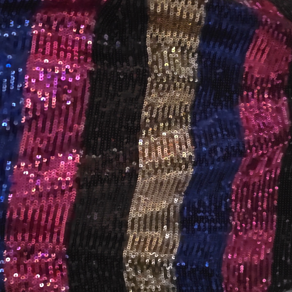 2x Sequin Crop Shirt
